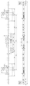 Schwenkhaken-Schloss 241407 / 241408
